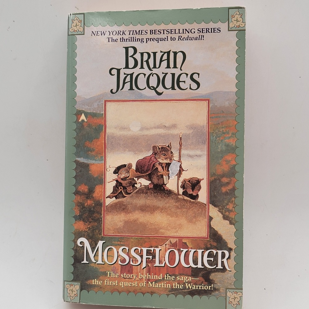 Brian Jacques Mossflower Paperback Ace Fantasy Prequel Redwall Good